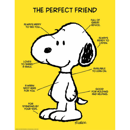 EUREKA Peanuts® The Perfect Friend 17in x 22in Poster 837039